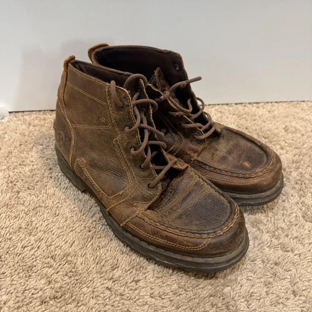 Dr Martens Arizona Chukka Boots Mens Size 12 Brown Leather Lace Up Ankle Casual